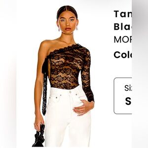 REVOLVE lace black bodysuit - NWT